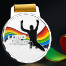 High Jump Metal Medal