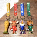 US, Canada And Mexico World Cup Mascot Key Chain Pendant