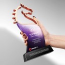 Horse Year Crystal Trophy
