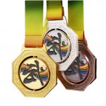 Spinning Martial Arts Medal