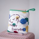 數碼印提手抱枕毯子 數碼印提手抱枕毯子