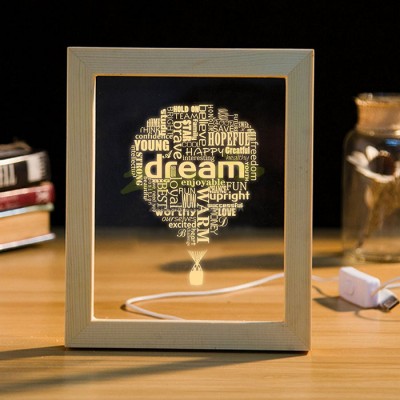 3D Photo Frame LED Night