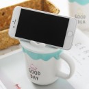 Mobile Phone Holder Ceramic Cup