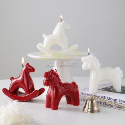 New Year Rocking Horse Scented Candle