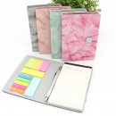 PU Marbled Cover Notebook with Sticky