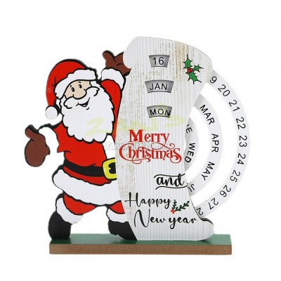 Santa Claus Rotating Calendar