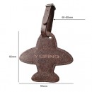 咖啡渣环保飞机行李牌