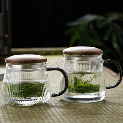 玻璃茶水分離泡茶杯 玻璃茶水分離泡茶杯