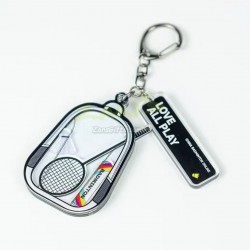 羽毛球搖搖樂鑰匙扣掛件