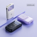 磁吸雙線快充移動電源