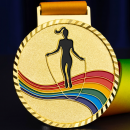 Rope Skipping Metal Medal