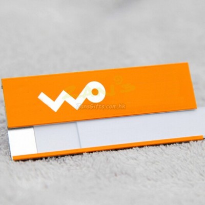 Business card badge