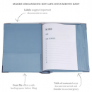 Organizer for accordion folders