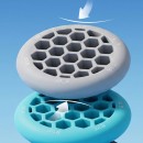 Adjustable Strength Honeycomb Silicone Grip Strengthener Adjustable Strength Honeycomb Silicone Grip Strengthener