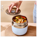 不锈钢双层真空饭盒