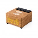 Wooden Wireless Charging Bluetooth Speaker