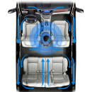 Intelligent cup-shaped car air purifier Intelligent cup-shaped car air purifier