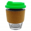 Carlo Glass Coffee Cup - Cork Band