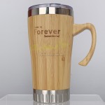 Bamboo Stainless Steel Thermal Mug