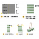 可拆式靠背戶外野餐墊