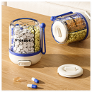 按壓式分格藥盒