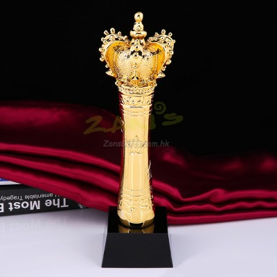 Resin Crown Crystal Trophy