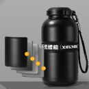 316 double-layer vacuum mountaineering pot thermos cup