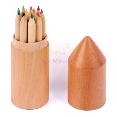 环保原木彩色铅笔