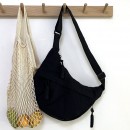Nylon Crossbody Dumpling Bag