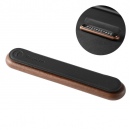 Black walnut wood temporary parking number plate
