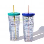 720ML Plastic Straw Cup