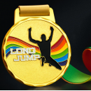 High Jump Metal Medal