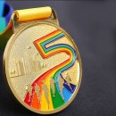 Colorful Marathon Medal