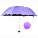 Water Activated Color Changing Flower Print Umbrella