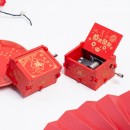 木質手搖八音盒可訂製 木質手搖八音盒可訂製