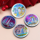 Customized aluminum foil scenic refrigerator magnets Customized aluminum foil scenic refrigerator magnets