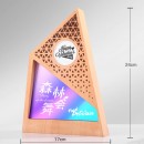 实木水晶创意纪念奖座