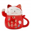 Zhaocai Cat Ceramic Cup