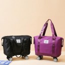 Large Capacity Universal Wheel Dry And Wet Separation Expandable Waterproof Luggage Bag