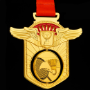 Badminton Hollow Rotating Medal