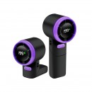 Multi-angle rotating and folding handheld fan