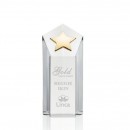 Metal Star Crystal Trophy