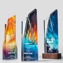 Color Printed Crystal Trophy