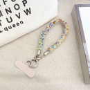 毛絨撞色手機掛繩