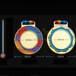 Colorful Medal