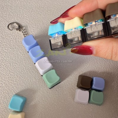 Custom Cat-Shaped Button Stress Relief Toy