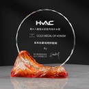 Feng Shan Shui Rise Glazed Crystal Trophy