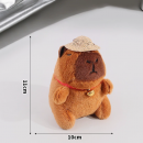 Capybara plush doll keychain