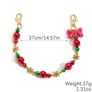 聖誕鑰匙扣串珠手機鏈