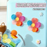 Refrigerator Magnet Flower Sealing Clip